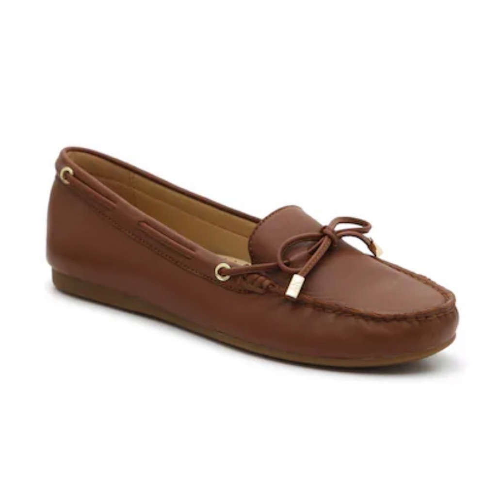 Michael Kors Sutton Loafer Moccasin Cognac Brown Size 8 NEVER WORN